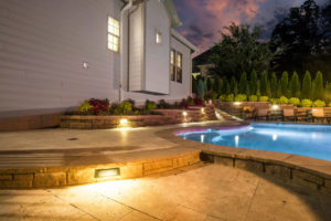 dusk to dawn stl outdoor lighting residental step lighting path wall safety SR